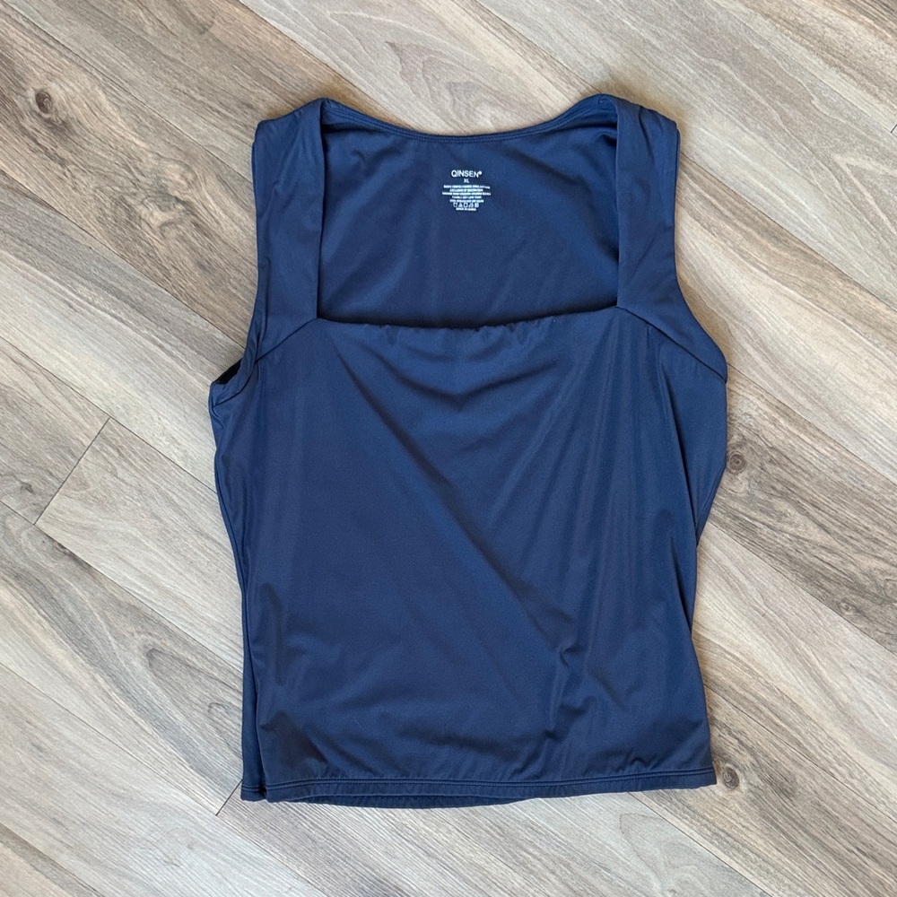 Qinsen Women’s Square Neck Tank Top XL